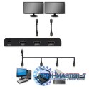 Aktywny rozdzielacz Splitter 2 x HDMI 4K x 2K | 6Gb/s | 60Hz