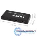 Aktywny rozdzielacz Splitter 2 x HDMI 4K x 2K | 6Gb/s | 60Hz