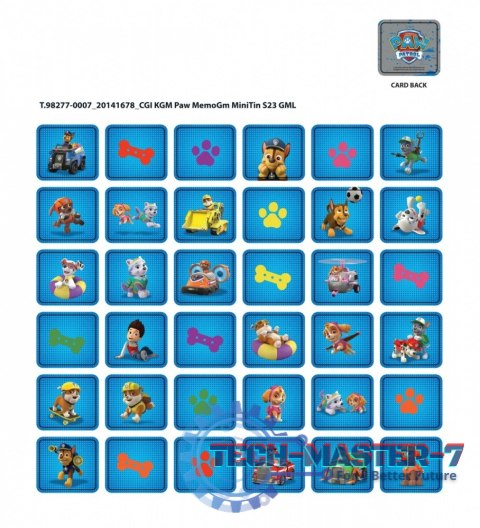 Gra Psi Patrol Memory w walizce Gra Psi Patrol Memory w walizce
