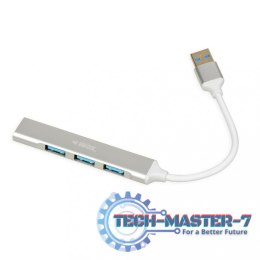 HUB 4-PORTOWY USB3.0 + USB 2.0, SLIM