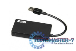Hub USB 3.0 4-porty, slim IUH3F56 Czarny
