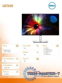 Monitor U2724D 27 cali IPS LED QHD(2560x1440)/16:9/HDMI/DP/USB-C/USB/3Y