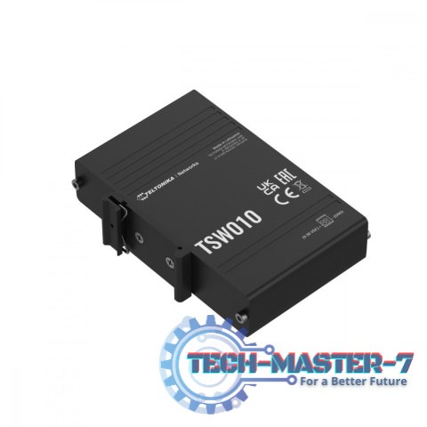 Przełącznik przemysłowy TSW010 5xRJ45 porty 10/100Mbps Przełącznik przemysłowy TSW010 5xRJ45 porty 10/100Mbps