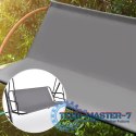 Siedzisko podkład do huśtawki ogrodowej 120x93 cm szare MultiGarden MULTI GARDEN