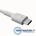 Kabel USB-C-USB-C PowerFlex 100W silikonowy 1.2m biały