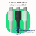 Kabel USB-C-USB-C PowerStream 100W oplot 1,2m czarny