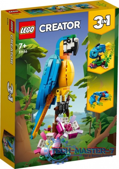 Klocki Creator 31136 Egzotyczna papuga Klocki Creator 31136 Egzotyczna papuga