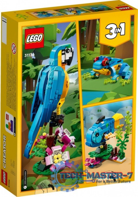 Klocki Creator 31136 Egzotyczna papuga Klocki Creator 31136 Egzotyczna papuga