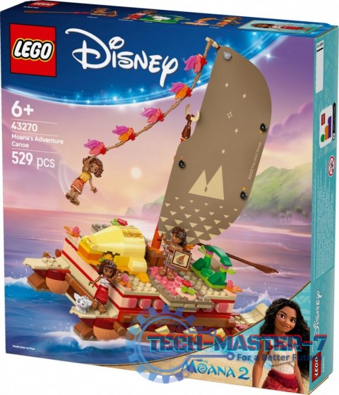 Klocki Disney 43270 Kajakowa przygoda Vaiany Klocki Disney 43270 Kajakowa przygoda Vaiany