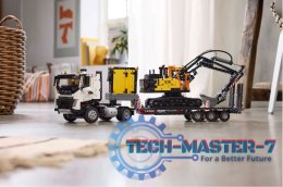 Klocki Technic 42175 Ciężarowka Volvo FMX i koparka EC230 Electric