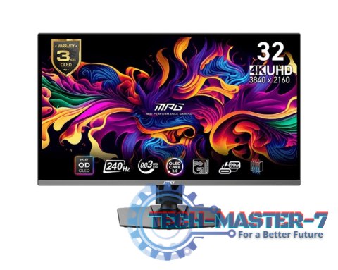 Monitor 31.5 cala MPG 321URX QD-OLED QD-OLED/LED/UHD/Flat/240Hz/czarny Monitor 31.5 cala MPG 321URX QD-OLED QD-OLED/LED/UHD/Flat/240Hz/czarny