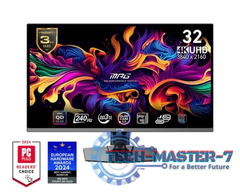 Monitor 31.5 cala MPG 321URX QD-OLED QD-OLED/LED/UHD/Flat/240Hz/czarny Monitor 31.5 cala MPG 321URX QD-OLED QD-OLED/LED/UHD/Flat/240Hz/czarny