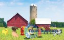 Zwierzęta figurki zwierzątka domowe gospodarcze farma inwentarz krowa koń 12szt