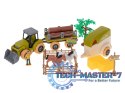 Gospodarstwo rolne farma traktor maszyny rolnicze zwierzęta zagroda konie + śrubokręt