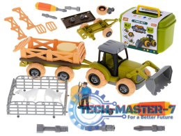 Gospodarstwo rolne farma traktor maszyny rolnicze zwierzęta zagroda owce + śrubokręt