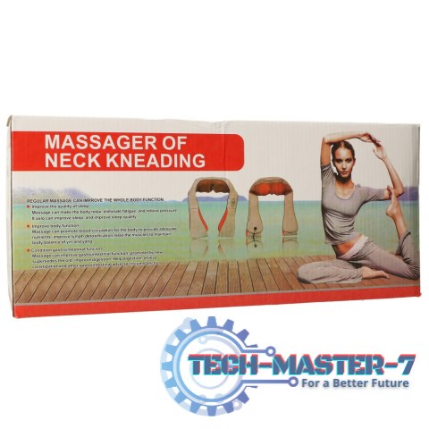 Kołnierz masujący rozgrzewający masażer Shiatsu szyi karku pleców Kołnierz masujący rozgrzewający masażer Shiatsu szyi karku pleców