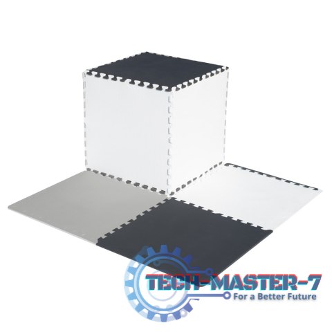Mata edukacyjna piankowa puzzle szara 180 x 180 cm 9 elementów Mata edukacyjna piankowa puzzle szara 180 x 180 cm 9 elementów
