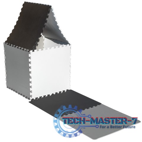 Mata edukacyjna piankowa puzzle szara 180 x 180 cm 9 elementów Mata edukacyjna piankowa puzzle szara 180 x 180 cm 9 elementów