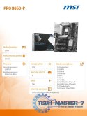 Płyta główna PRO B860-P s1851 4DDR5 ATX