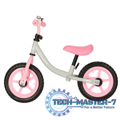 Rowerek biegowy Trike Fix Balance ultra lekki 1,8kg szary różowy
