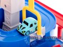 Tor przeszkód interaktywny samochodowy wyścigi parking 4 pojazdy auto autobus radiowóz wóz strażacki helikopter