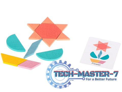Układanka drewniana Tangram montessori kolorowa mozaika kształty 180 el. Układanka drewniana Tangram montessori kolorowa mozaika kształty 180 el.