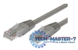 Kabel Patchcord miedziany kat.6 RJ45 UTP 2m. czarny - paczka 10 sztuk