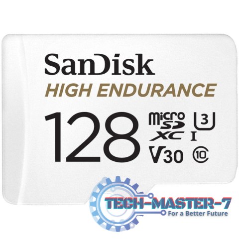 Karta microSD High Endurance microSDXC 128GB monitoring