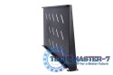 Półka rack 1U do szaf wiszących czarna 25 cm