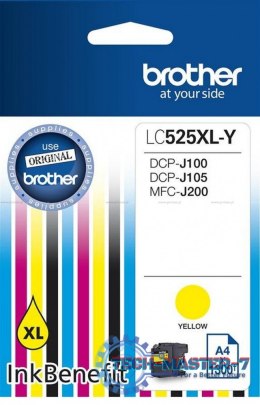 Tusz LC525XLY YELL 1300 do DCP-J100 DCP-J105