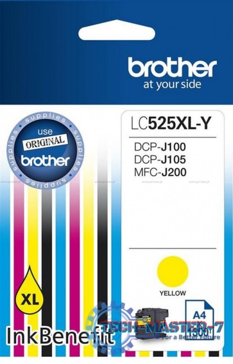 Tusz LC525XLY YELL 1300 do DCP-J100 DCP-J105