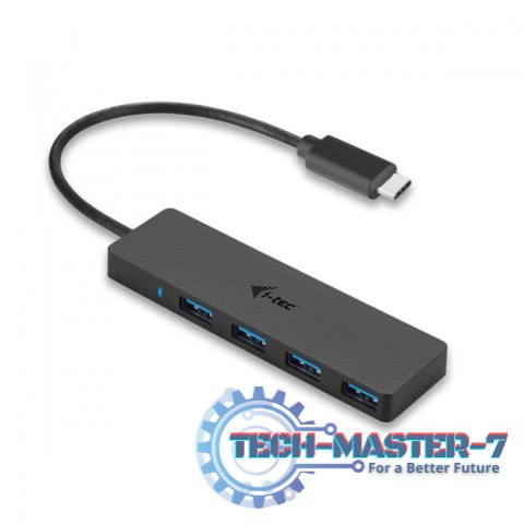 USB-C Slim pasywny HUB 4x USB 3.0 do podłączenia USB-A/USB-C
