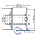 Uchwyt do TV LCD/LED/PLAZMA 32-100 100KG AR-08 regulacja w pionie