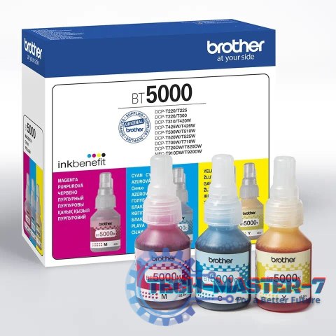 Zestaw tuszy Multipack BT5000CMY 3x5k do DCP-T2xx/3xx/4xx/5xx/7xx/T9x0 Zestaw tuszy Multipack BT5000CMY 3x5k do DCP-T2xx/3xx/4xx/5xx/7xx/T9x0