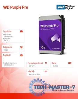 Dysk twardy Purple Pro 10TB 3,5 256MB SATAIII
