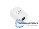 Gniazdo natynkowe RJ45 Kat.5E białe
