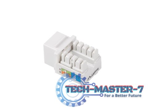 Moduł keystone gniazdo RJ45 - LSA UTP kat.6 90 stopni do puszki montażowej Moduł keystone gniazdo RJ45 - LSA UTP kat.6 90 stopni do puszki montażowej