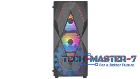 Obudowa Volcan Czarna Mid Tower RGB