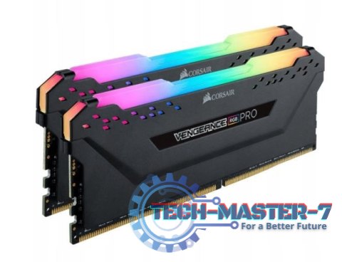 Pamięć DDR4 AMD Ryzen Vengeance 16GB/3600 (2*8GB) BLACK RGB CL18 Pamięć DDR4 AMD Ryzen Vengeance 16GB/3600 (2*8GB) BLACK RGB CL18