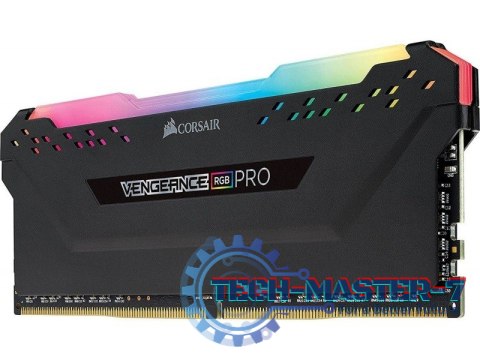 Pamięć do PC DDR4 Vengeance PRO RGB dla Intel XMP Certified 16GB/3200(2*8GB) czarna CL16 Pamięć do PC DDR4 Vengeance PRO RGB dla Intel XMP Certified 16GB/3200(2*8GB) czarna CL16