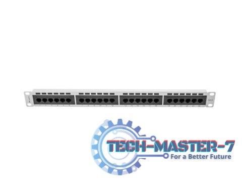 Patch Panel 24 Port 1U Kat.6 szary Patch Panel 24 Port 1U Kat.6 szary
