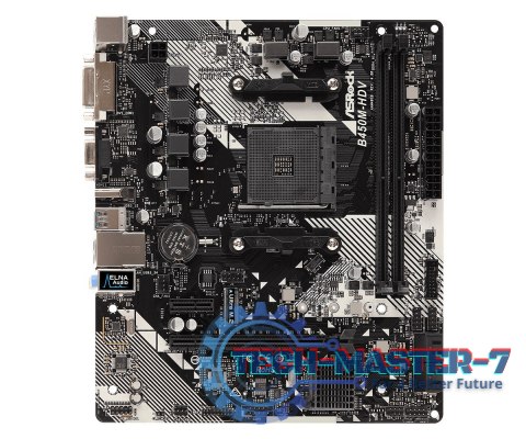 Płyta główna B450M-HDV R4.0 AM4 2DDR4 VGA/DVI/HDMI/M.2 uATX Płyta główna B450M-HDV R4.0 AM4 2DDR4 VGA/DVI/HDMI/M.2 uATX