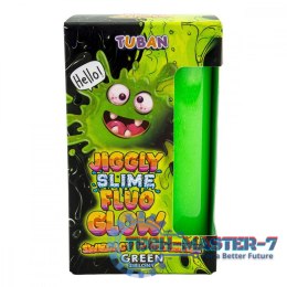 Slime Jiggly Fluo Glow zielony 430g