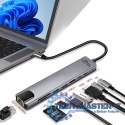 Stacja dokująca 8 IN 1 GIGA LAN HUB MT5046