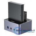 Stacja klonująca dyski 2,5/3,5 USB 5 Gbps; Y-3026GY01-EU