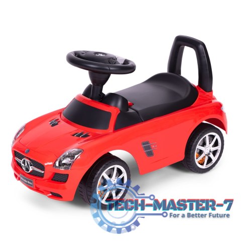 Jeździk, pchacz Mercedes czerwony SLS AMG czerwony MULTISTORE Jeździk, pchacz Mercedes czerwony SLS AMG czerwony MULTISTORE