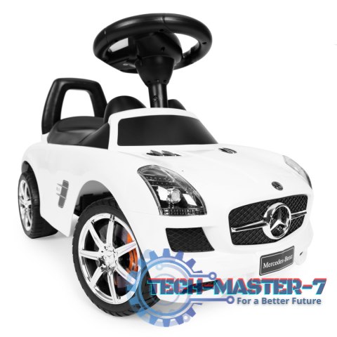 Jeździk, pchacz dla dzieci Mercedes SLS AMG biały MULTISTORE Jeździk, pchacz dla dzieci Mercedes SLS AMG biały MULTISTORE