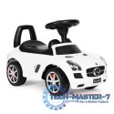 Jeździk, pchacz dla dzieci Mercedes SLS AMG biały MULTISTORE