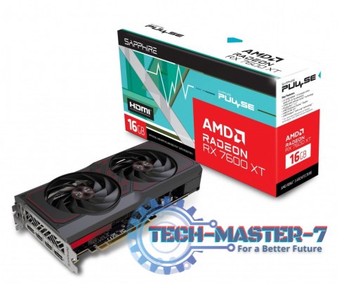 Karta graficzna Radeon RX 7600 XT PULSE 16GB GDDR6 128bit 2DP/2HDMI