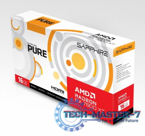 Karta graficzna Radeon RX 7800 XT PURE GAMING OC 16GB GDDR6 256bit 2DP Karta graficzna Radeon RX 7800 XT PURE GAMING OC 16GB GDDR6 256bit 2DP